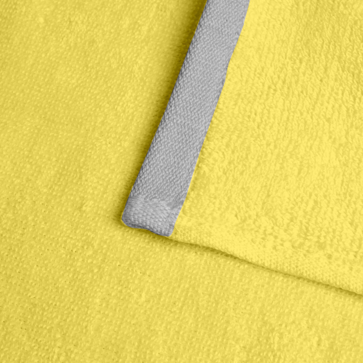 Yellow Cotton Hand Towels Set of 6 (40x60 cm)