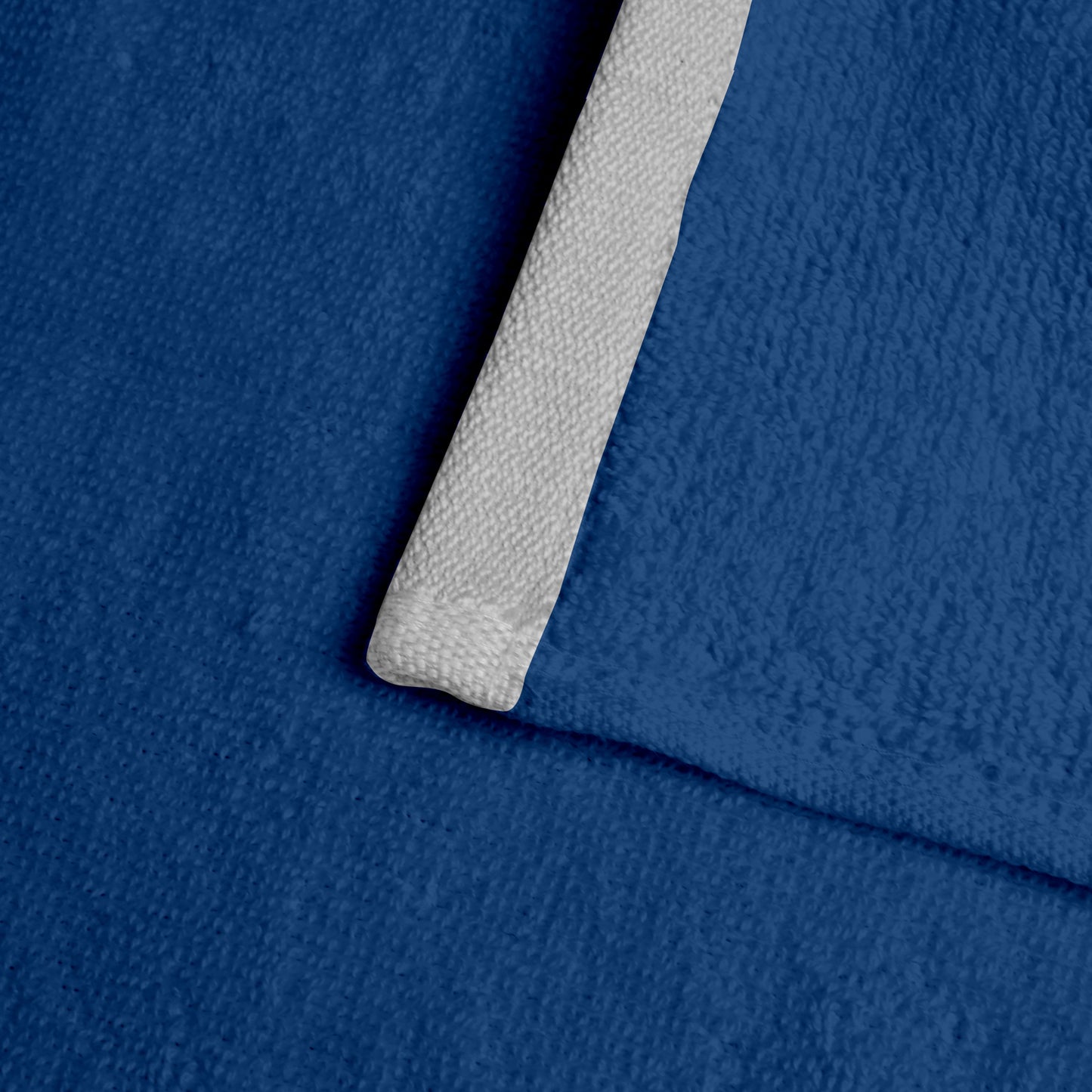 Blue Cotton Hand Towels Set of 4 (40x60 cm)