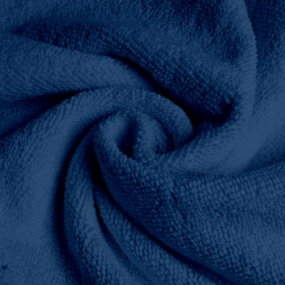Blue Cotton Hand Towels Set of 6 (40x60 cm)
