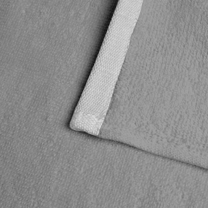 Grey Cotton Hand Towels Set of 4 (40x60 cm)