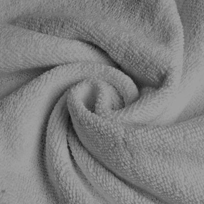 Grey Cotton Hand Towels Set of 4 (40x60 cm)