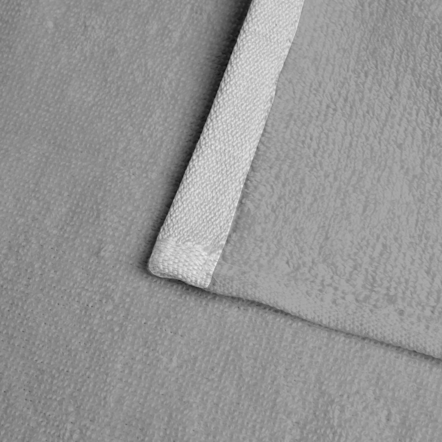 Grey Cotton Hand Towels Set of 6 (40x60 cm)
