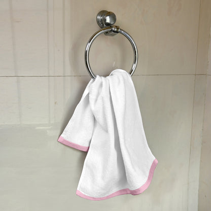 White Cotton Hand Towels Set of 6 (40x60 cm)