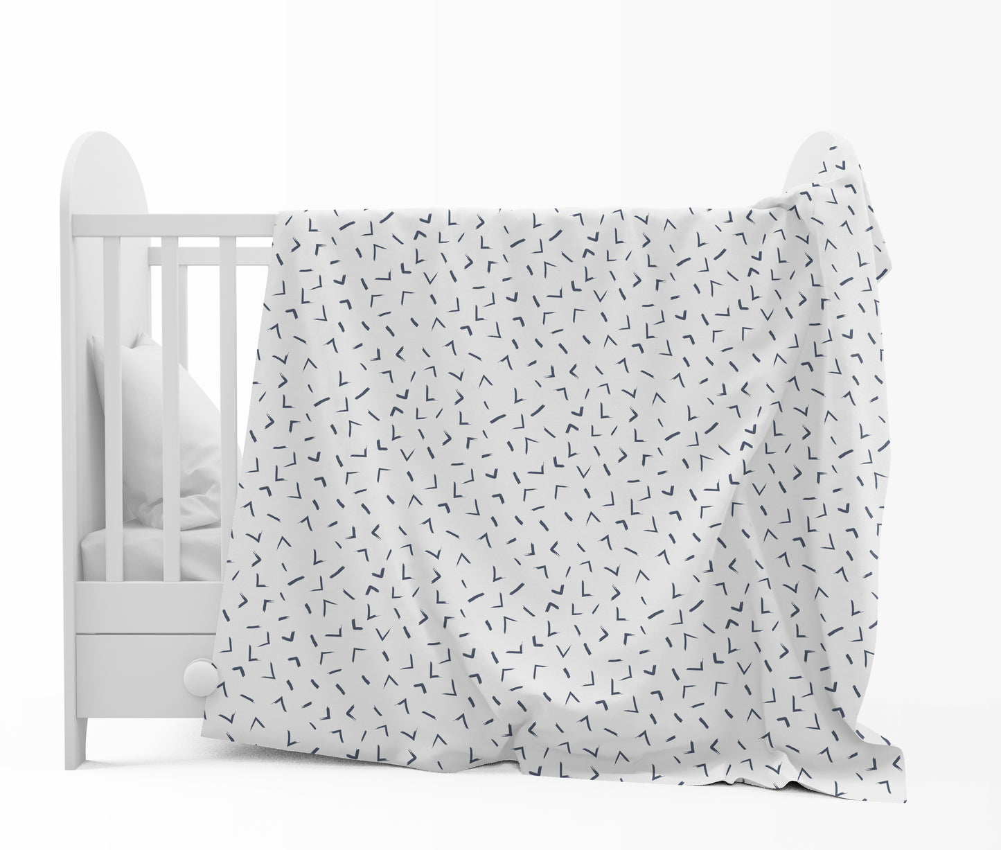 Abstract Print Blue Elegant Look and Feel for 0-3 Years Baby Single Bed AC Blanket for Kids