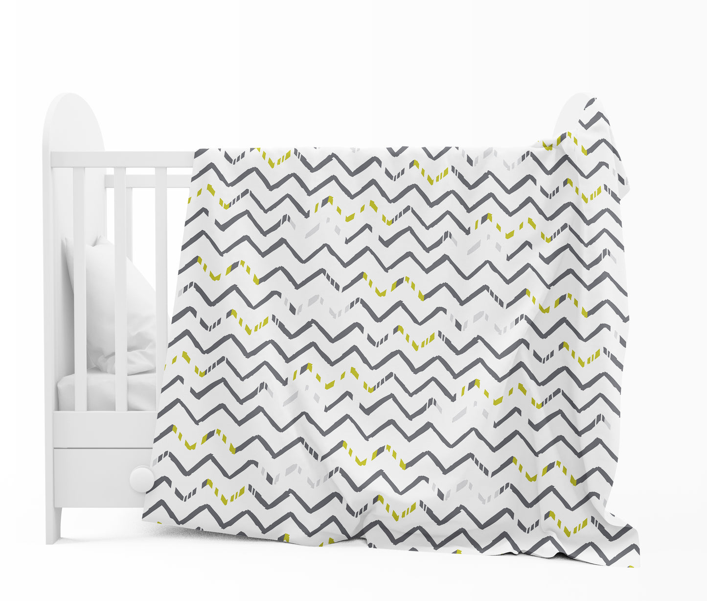 Grey Abstract Print Soft Touch for 0-3 Years Baby Single Bed AC Blanket for Kids