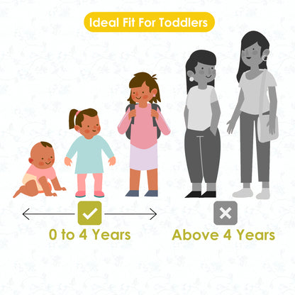 Golden Daffodil Floral Single Kids Bed Dohar - 120 GSM Cotton