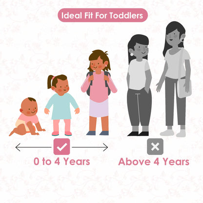 Sky Blue Mist Floral Single Kids Bed Dohar - 120 GSM Cotton