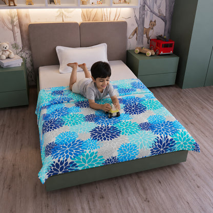 Silhouette leaves Reversible AC Blanket Dohar for Kids