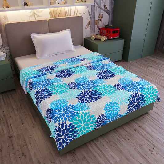 Silhouette leaves Reversible AC Blanket Dohar for Kids