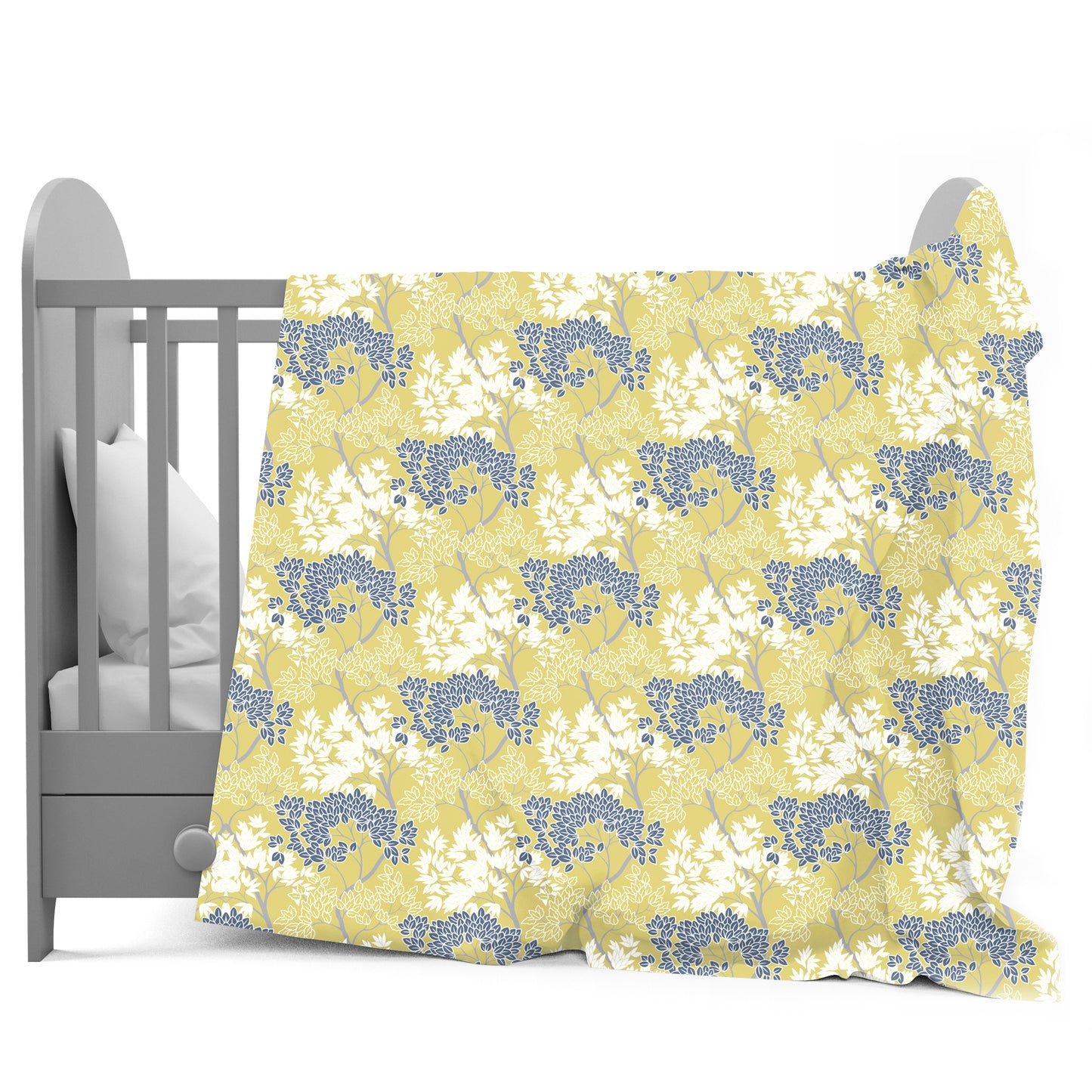 Green and Blue 120 GSM Pure Cotton Dohar for 0-3 Years Soft Cozy For Toddlers, Girls, Boys, and Babies