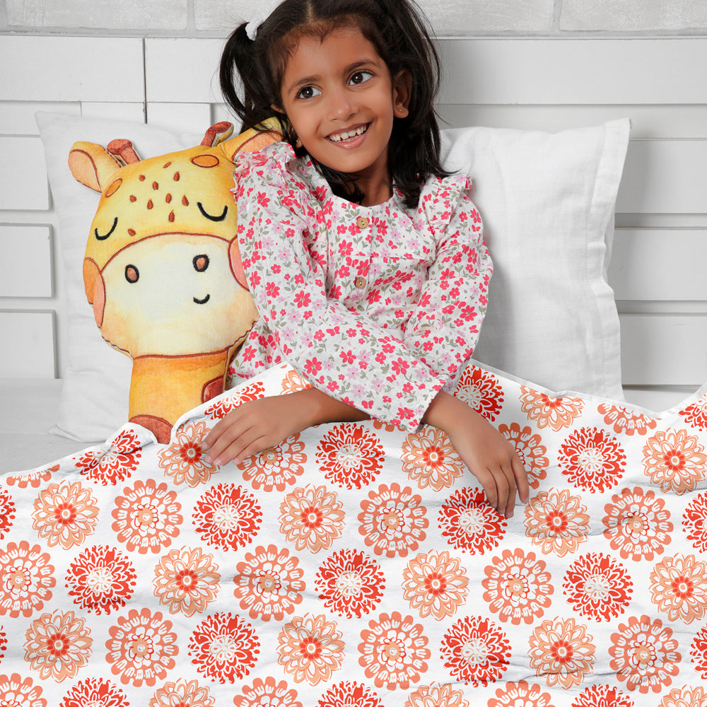 Pure Cotton Baby Blankets Newborn 0-3 Years Soft Cozy Dohar for Toddler I Girls Boys Babies for Gift