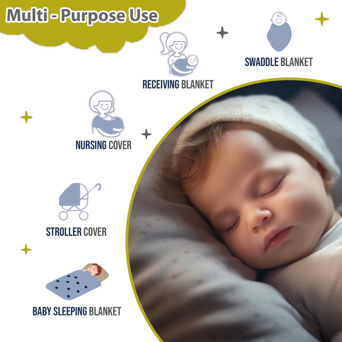 Grey and White Chevron AC Quilt Comforter for Kids
