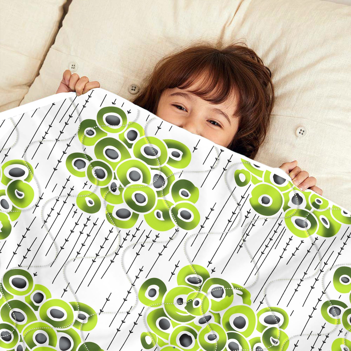 Avocado Pattern AC Quilt Comforter for Kids