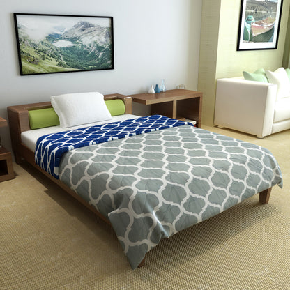 Quatrefoil AC Quilt Comforter for Single Bed