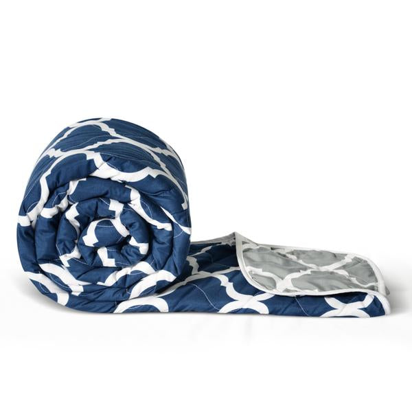 Quatrefoil AC Quilt Comforter for Single Bed