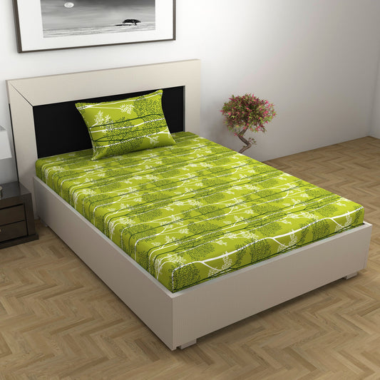 Leaflet Single Bed Bedsheet