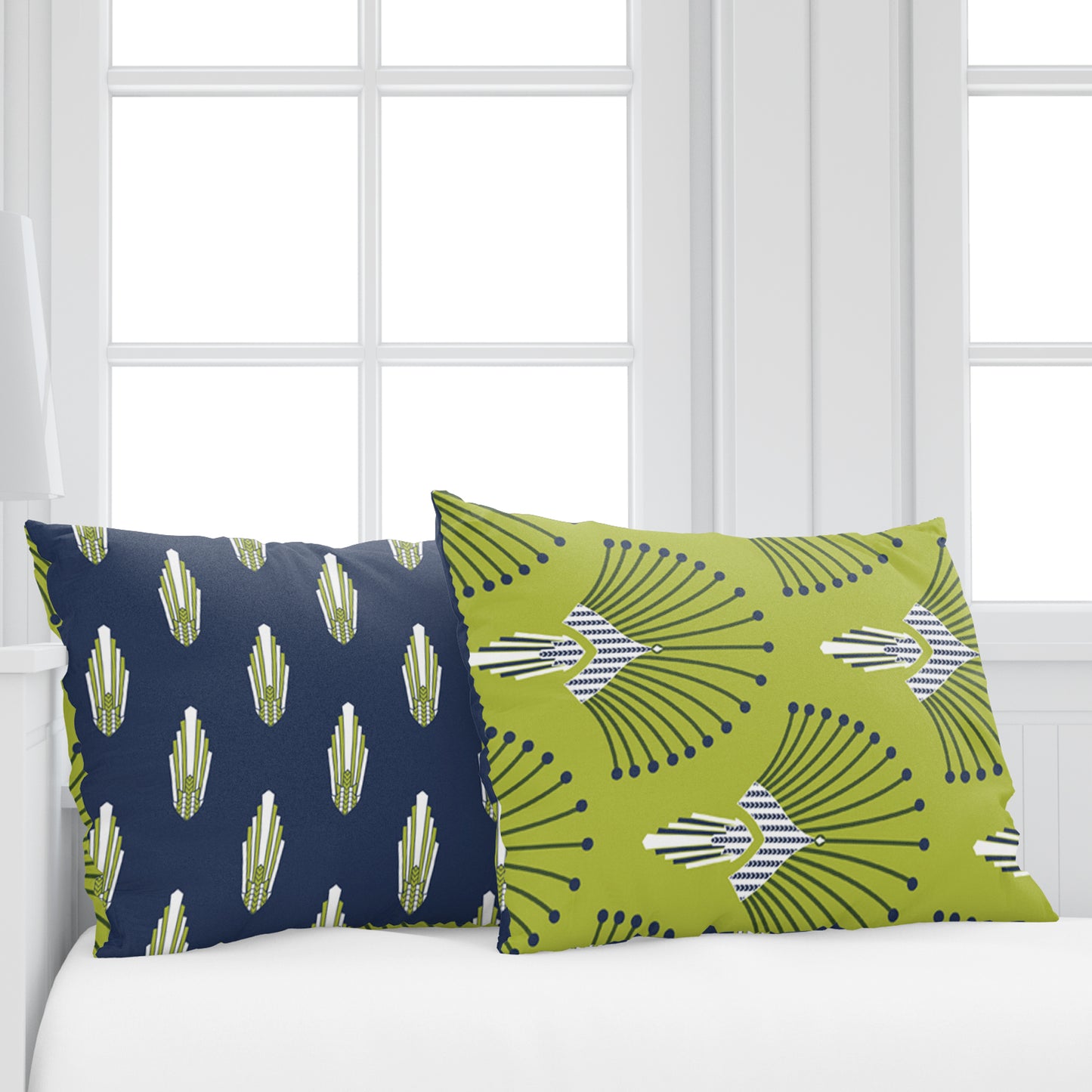 Antique Cairo Pattern Parrot Green Single Bedsheet