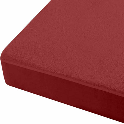 Maroon Terry Cotton Soft & Breathable Water Proof Mattress Protector Cover for Double Bed - 36"x72" ( Maroon ) - (mp-marron-db)