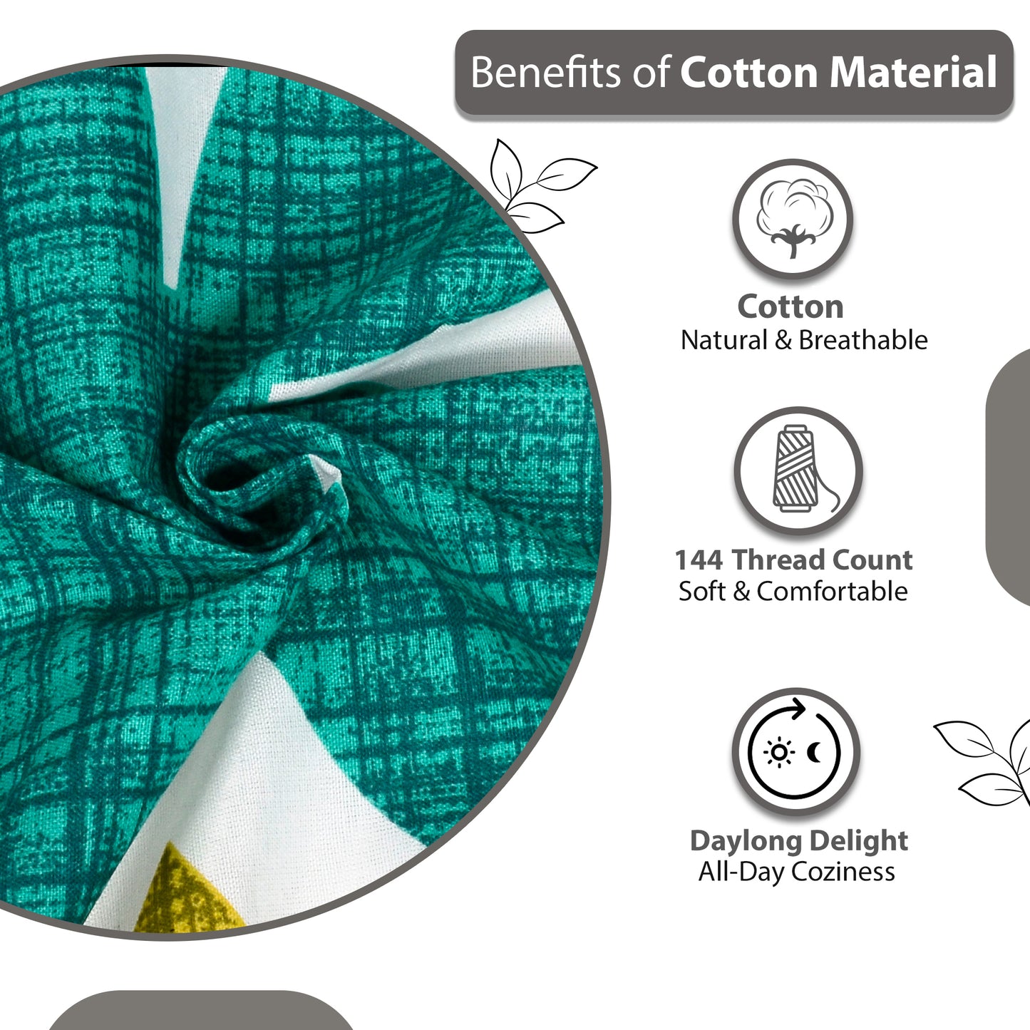 Moroccan Pattern Bedsheet For Single Bed