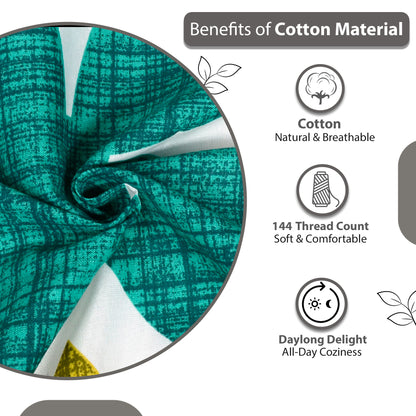 Moroccan Pattern Bedsheet For Single Bed