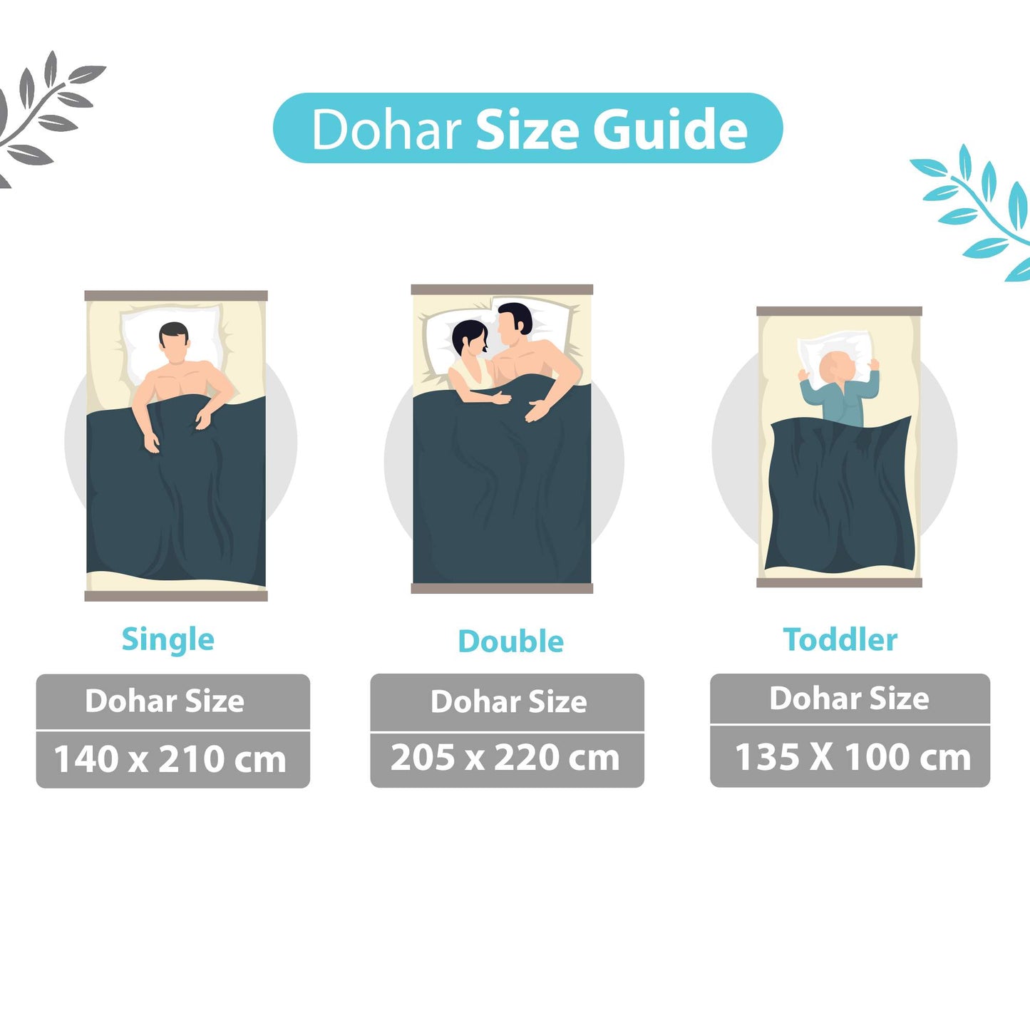 Abstract Print Light Blue Silky Touch Microfiber Single Bed Dohar