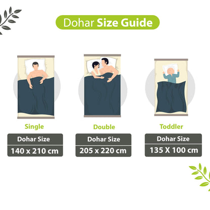 Geeen Floral Everyday and All Weather Use Microfiber Single Bed Dohar