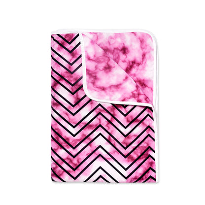 Floral Pink Modern Comfy and Warm Microfiber Single Bed Dohar