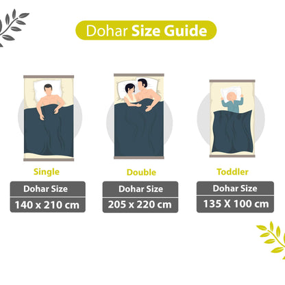 Floral Black Comfy To touch and Soft Feel for 0-3 Years Baby Single Bed AC Blanket for Kids