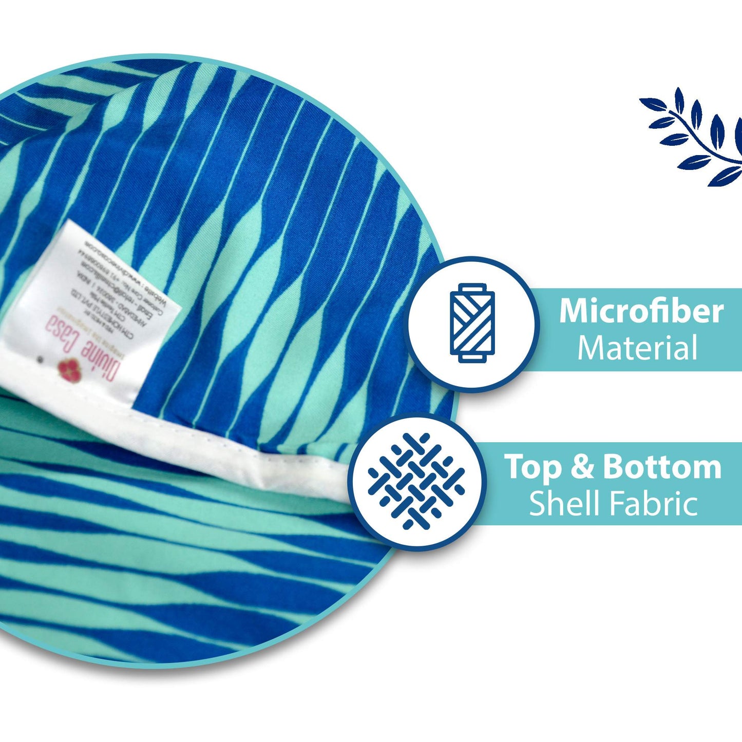 Blue Abstract Print Skin Friendly Microfiber Double Bed Dohar