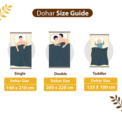 Mustard Abstract Print Skin Friendly Microfiber Single Bed Dohar