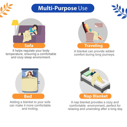 Geometric Print Modern Look Super Soft Microfiber Double Bed Dohar