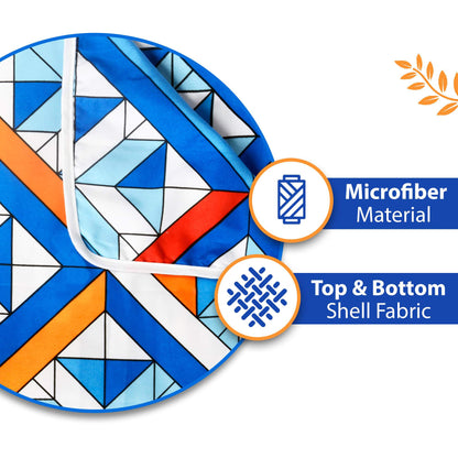 Geometric Print Modern Look Super Soft Microfiber Double Bed Dohar