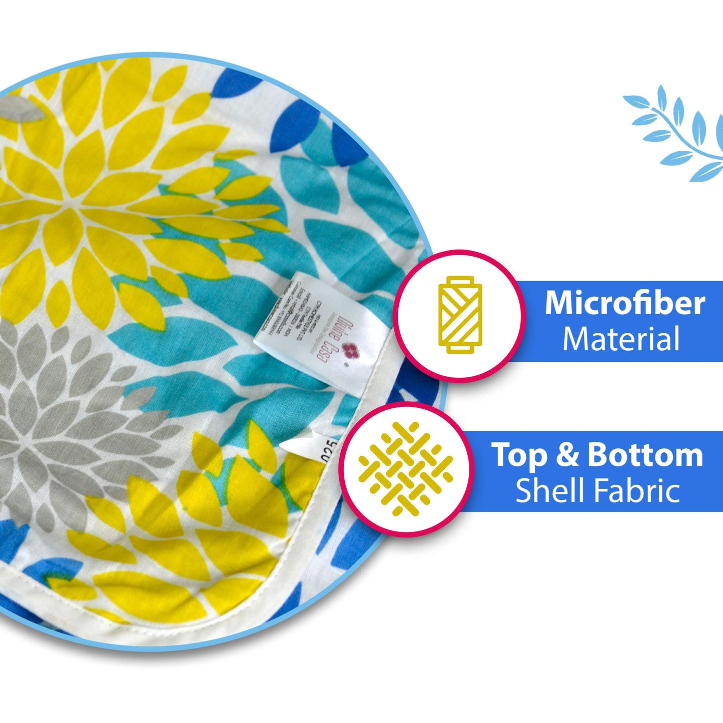 Blue Floral Fantasy All Season Microfiber Double Bed Dohar