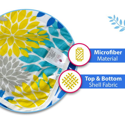 Blue Floral Fantasy All Season Microfiber Double Bed Dohar