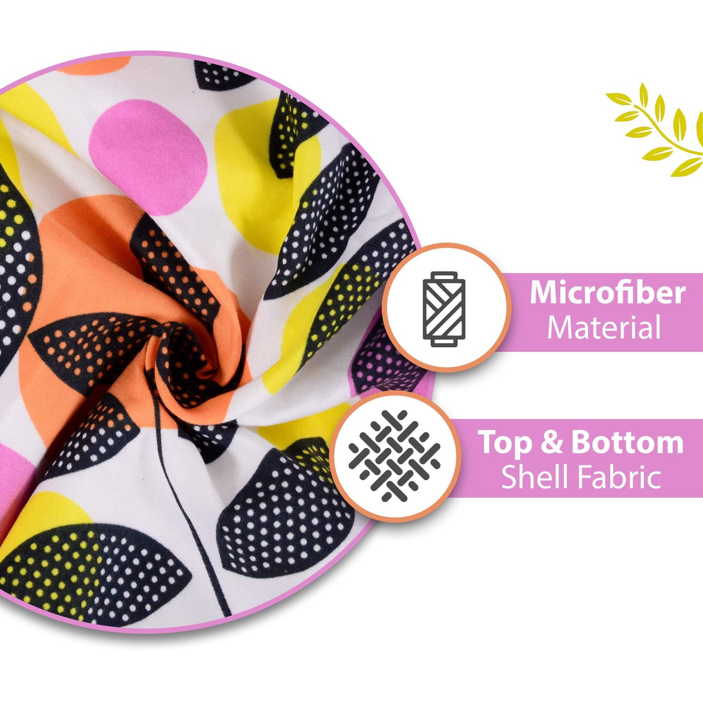 Floral Pink Microfiber Super Comfortable Single Bed AC Dohar