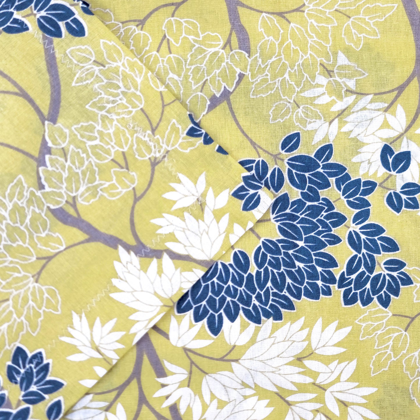 Green Autumn Tree Leaf Single Bed Bedsheet