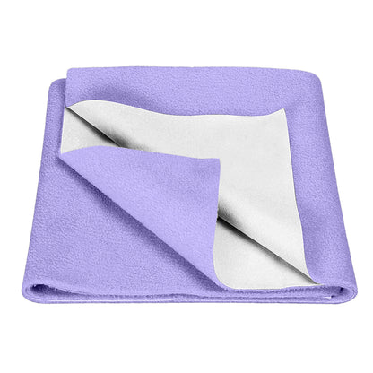 Waterproof Quick Dry Protector Sheet,  Baby Bed Protector(140 X 100 CM), Pack of 1 -LILAC