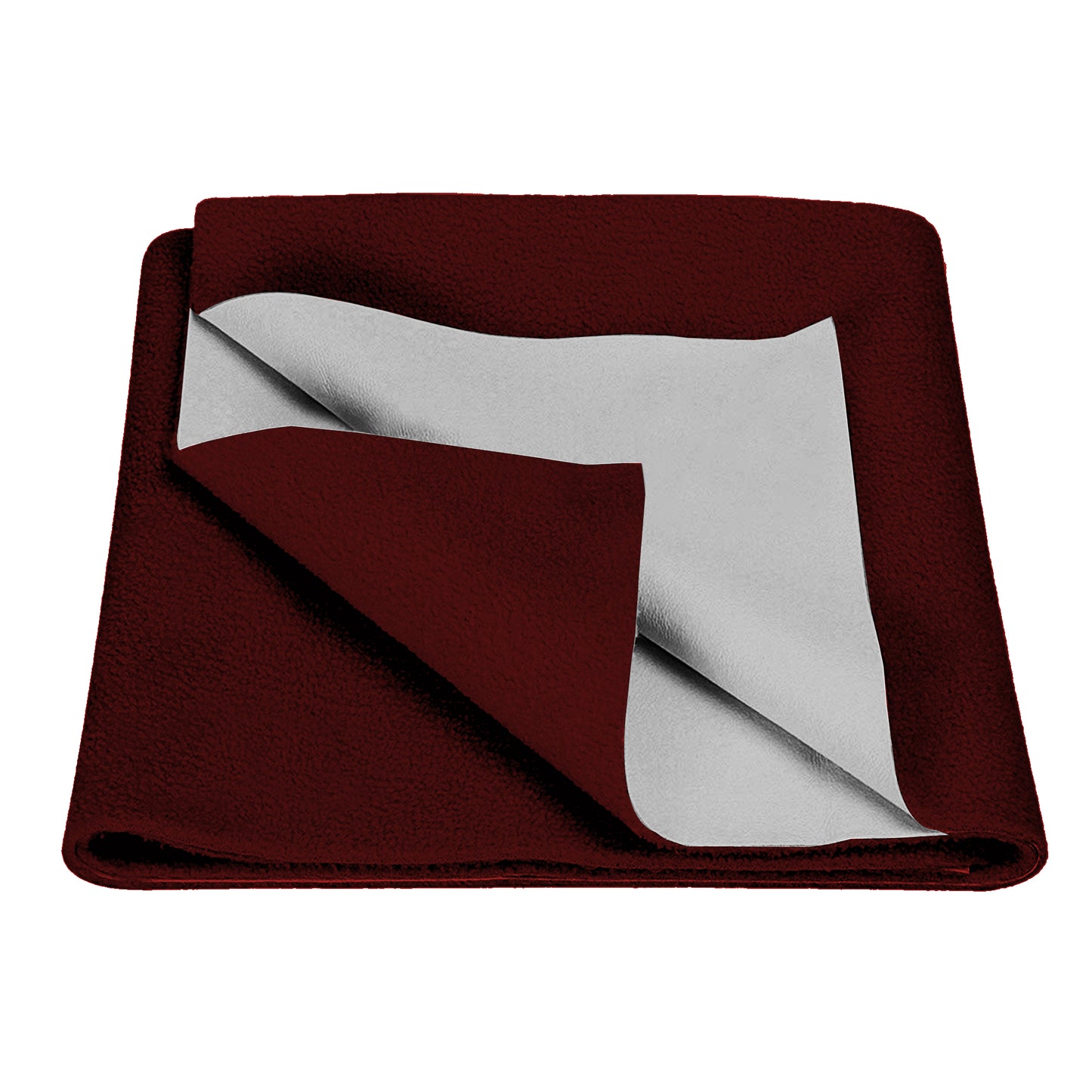 Waterproof Bed Protector, Extra Absorbent Quick Dry Sheet, Baby Bed Protector (70 X 50 CM), Pack of 2 -MAROON