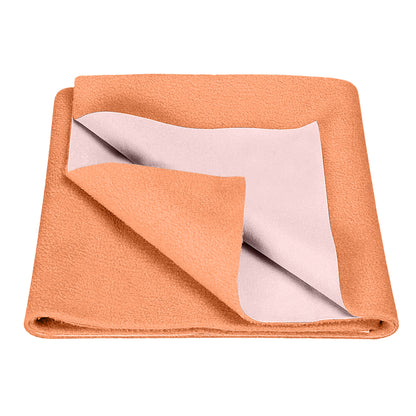 Waterproof Bed Protector, Quick Dry Sheet, Baby Bed Protector (70 X 100 CM), Pack of 1 -PEACH