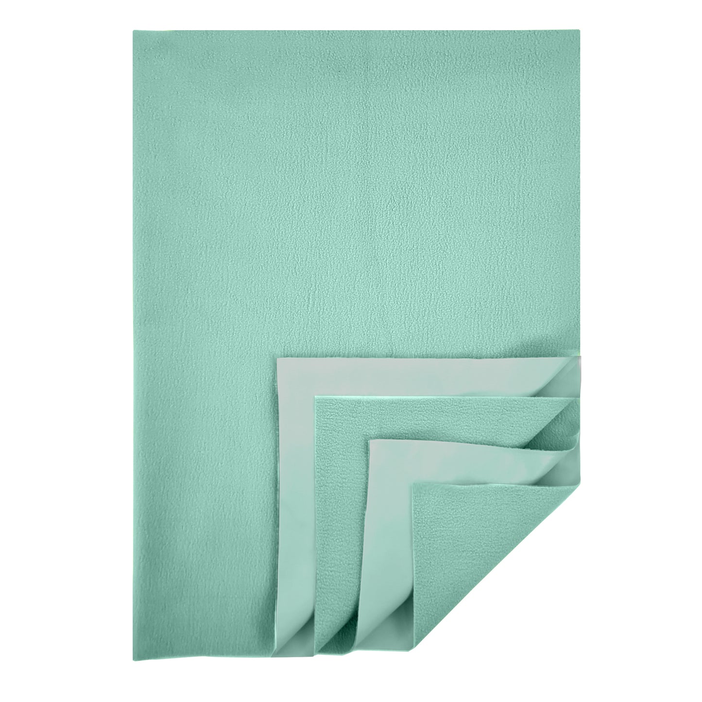 Waterproof Quick Dry Protector Sheet, Baby Bed Protecto (140 X 100 CM), Pack of 1 -SEA GREEN