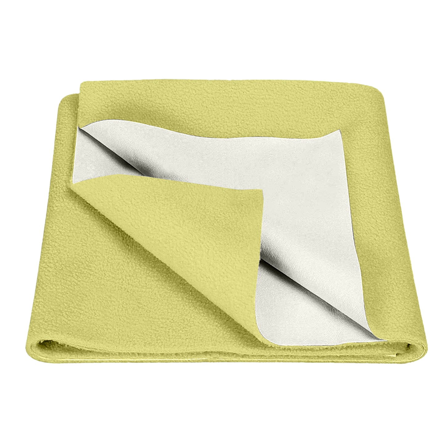 Waterproof Bed Protector, Extra Absorbent Quick Dry Sheet, Baby Bed Protector (70 X 50 CM), Pack of 2 -YELLOW