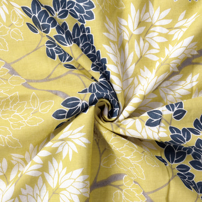 Green Autumn Tree Leaf 144 TC 100% Cotton Skin Friendly AC Single Bed Dohar