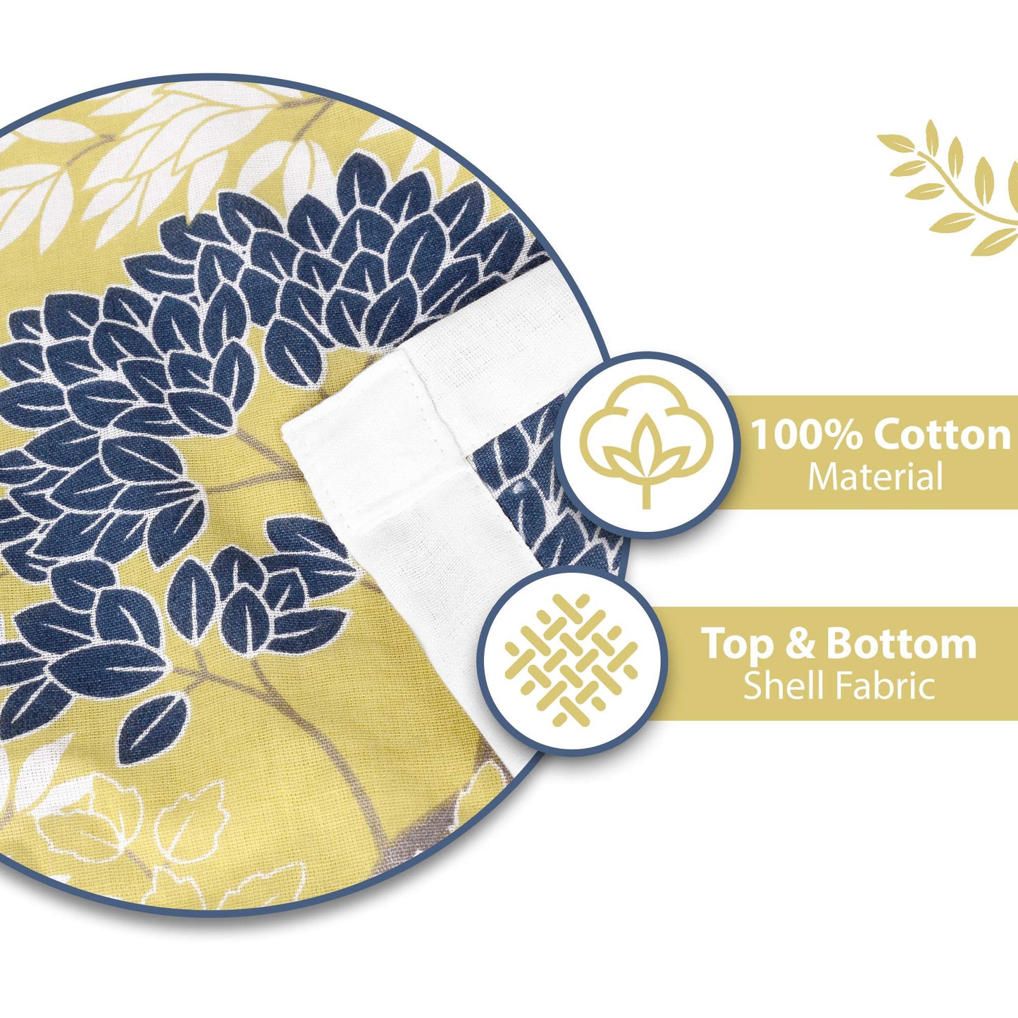 Green And Brown Floral Cotton Dohar Combo For Single Bed