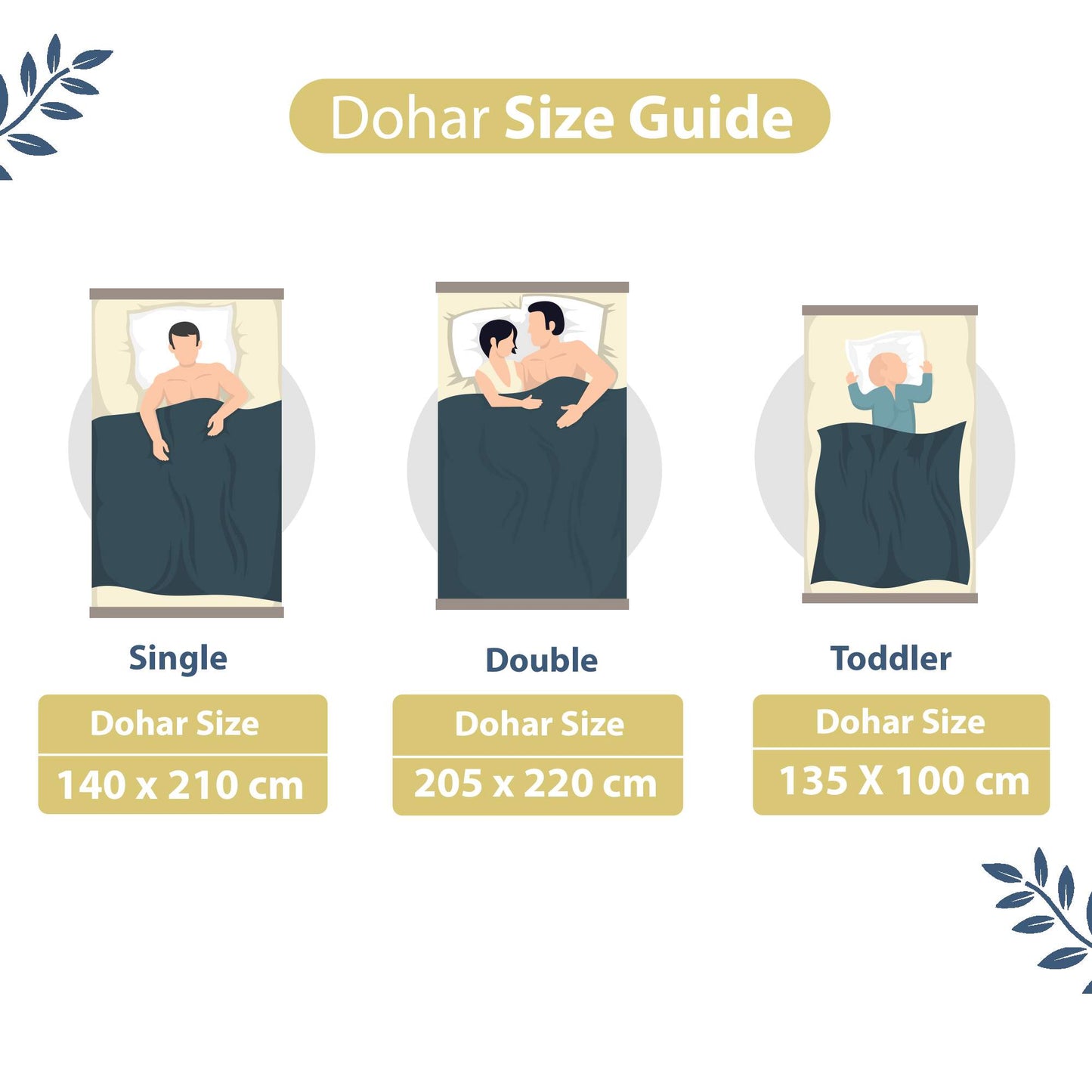 Green Autumn Tree Leaf 144 TC 100% Cotton Skin Friendly AC Single Bed Dohar