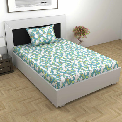 Magnolia Floral Single Bed Bedsheet