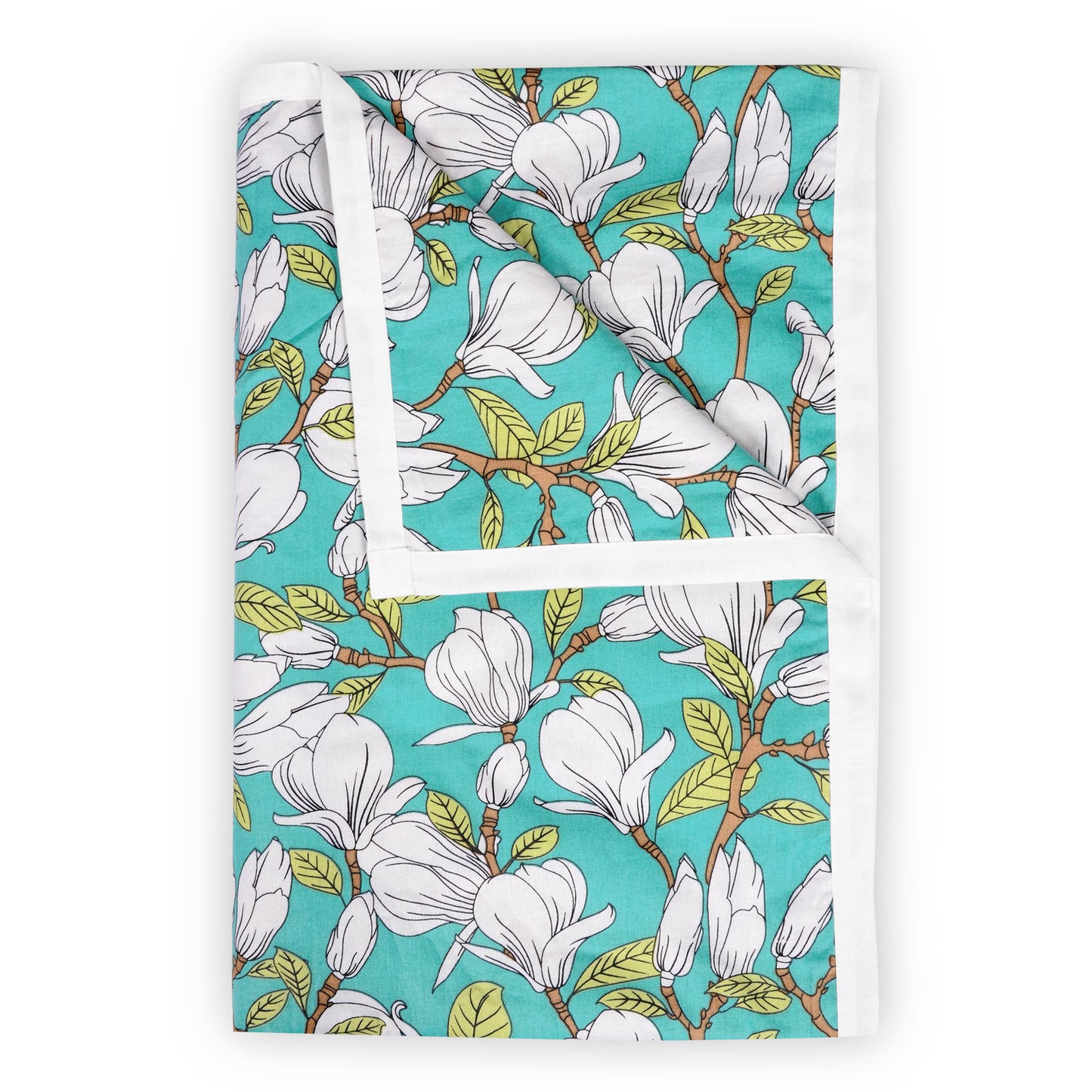 Magnolia Floral Modern Comfy and Warm 144 TC 100% Cotton Single Bed Dohar