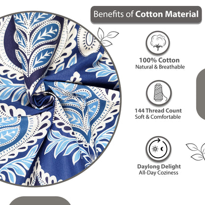 Damask Floral Single Bed Bedsheet