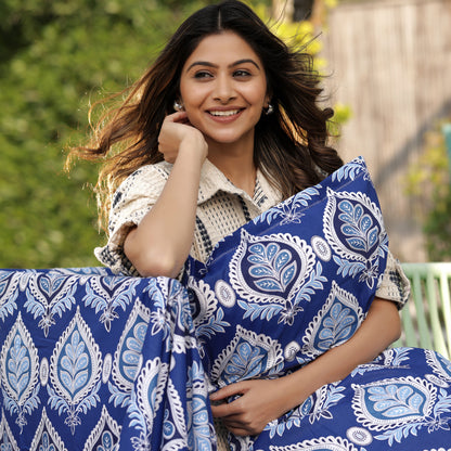 Damask Floral Single Bed Bedsheet