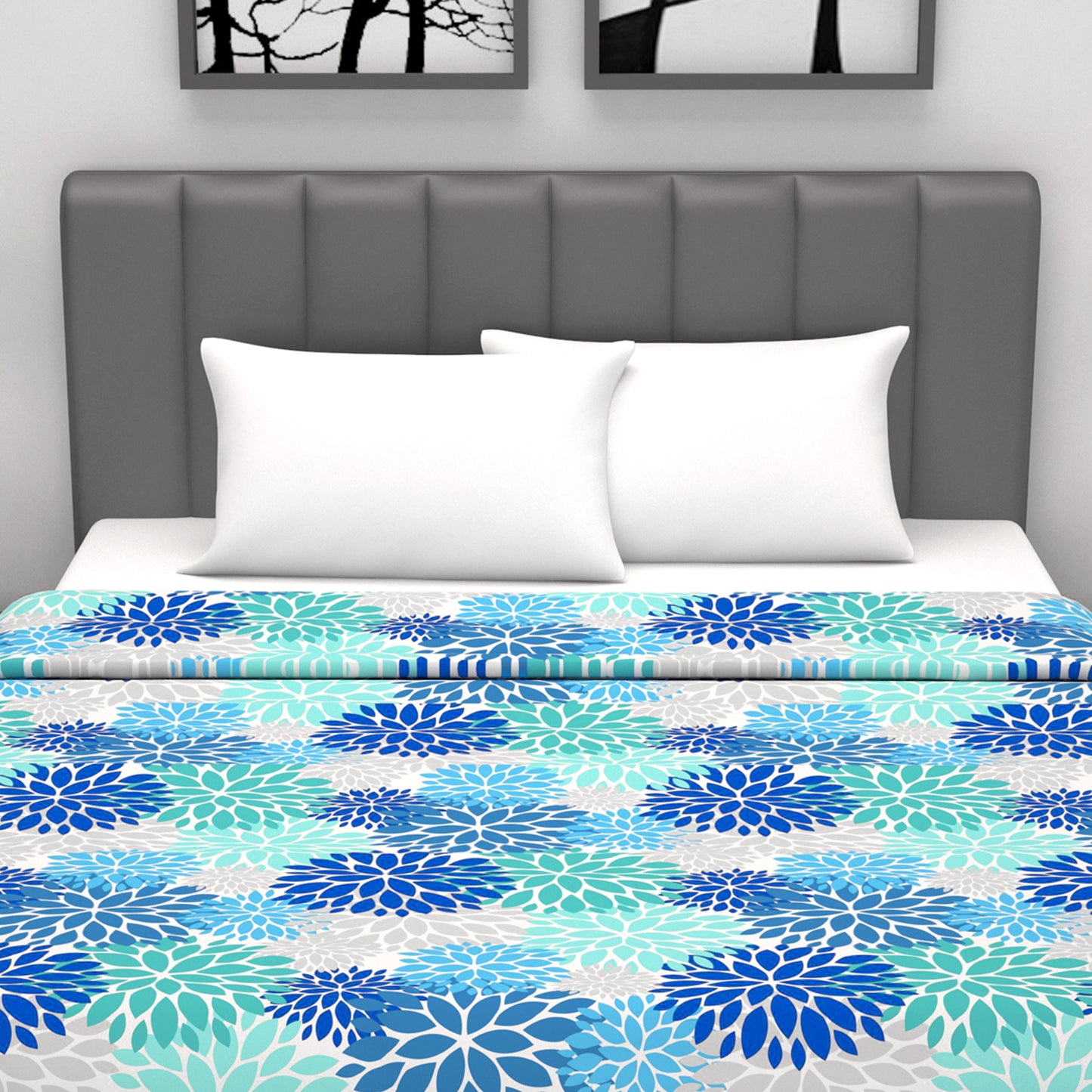 Silhouette leaves Classy Soft 144 TC 100% Cotton Dohar for Double Bed