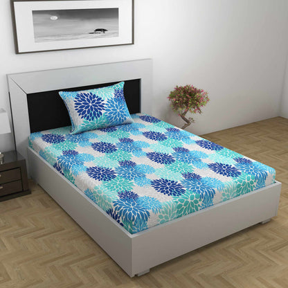 Silhouette leaves Single Bed Bedsheet